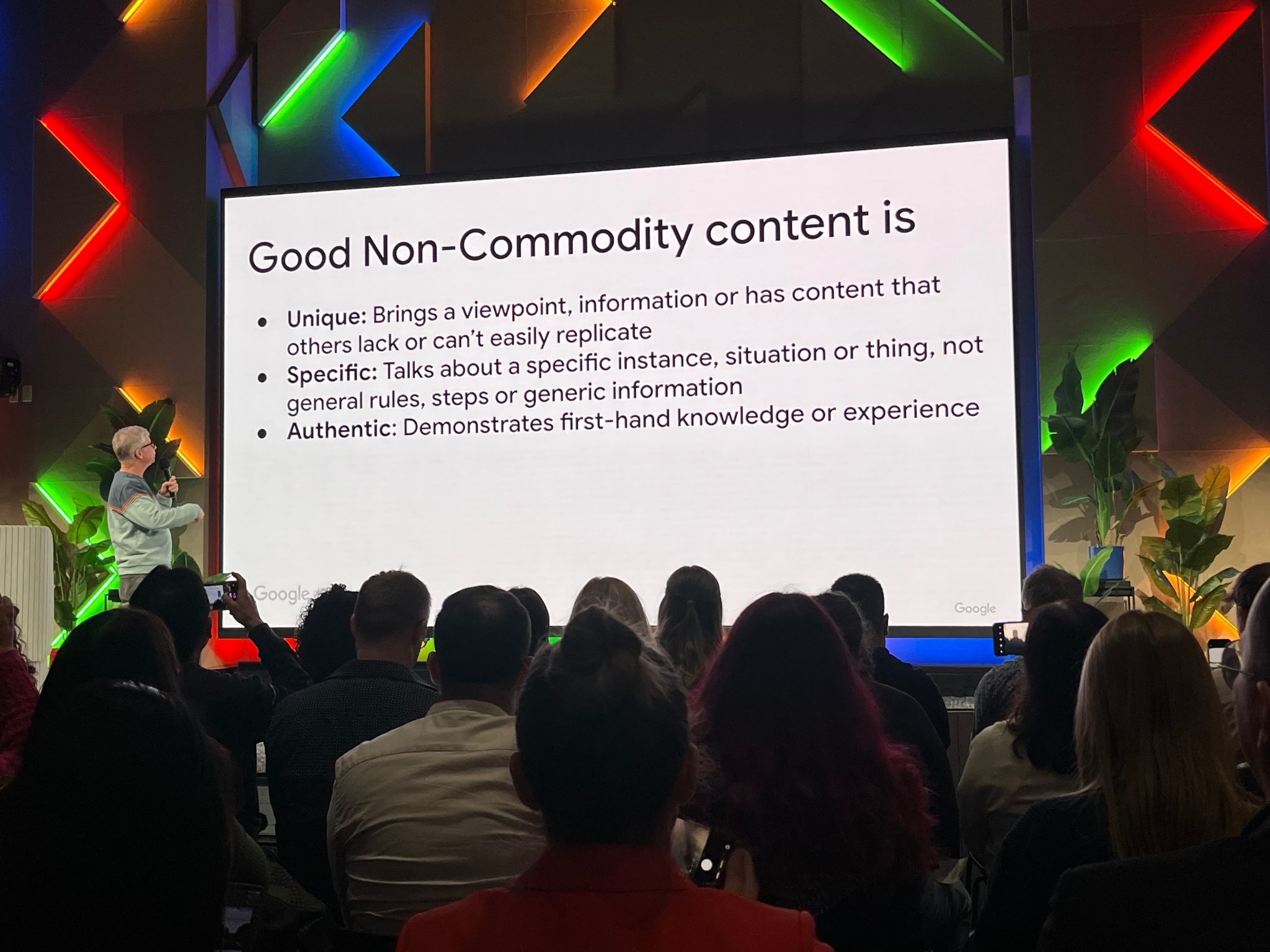 Non-Commodity Content Wins