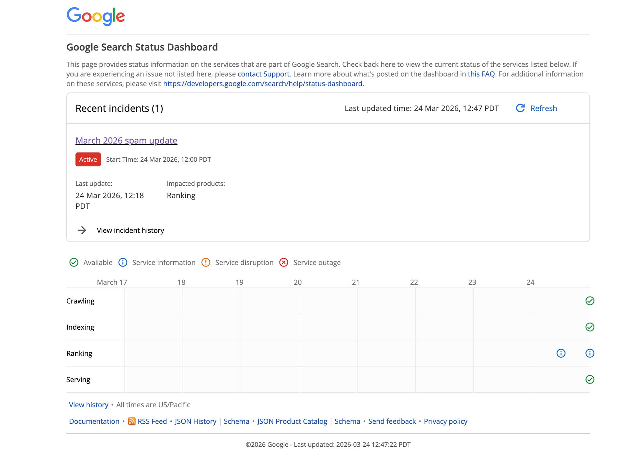 Google phát hành Spam Update tháng 3/2026, triển khai toàn cầu