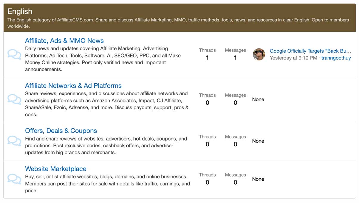 English Content Contributors – Affiliate, Ads & MMO News