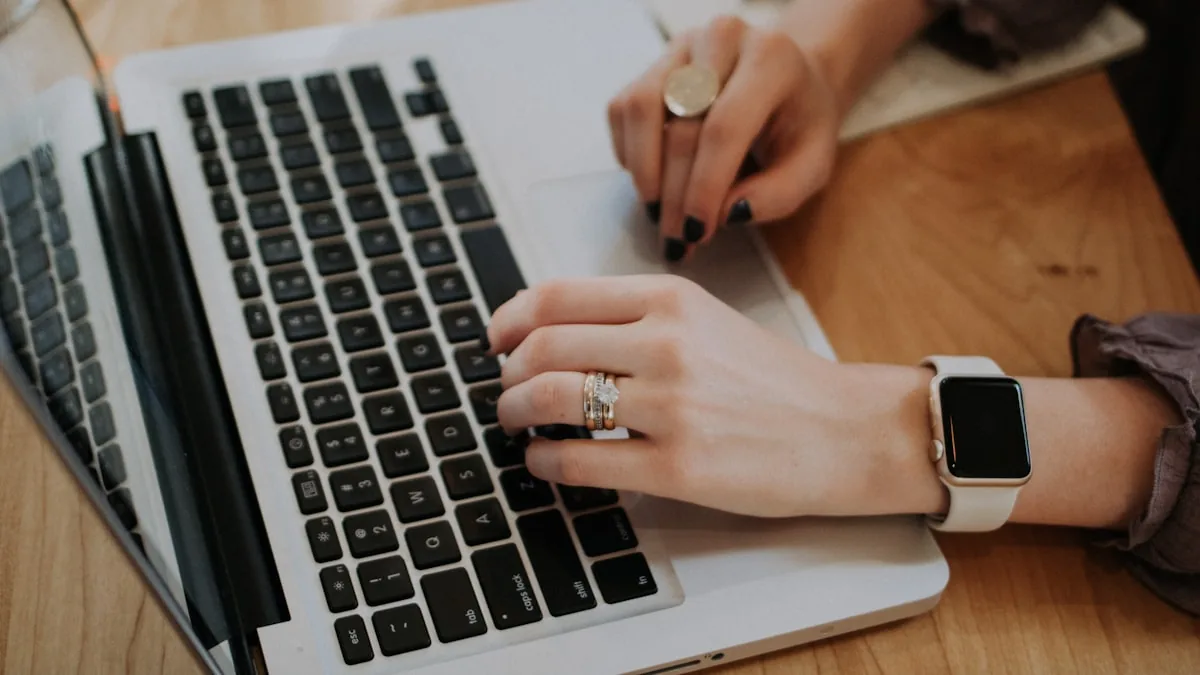 A creator planning an affiliate strategy at a laptop